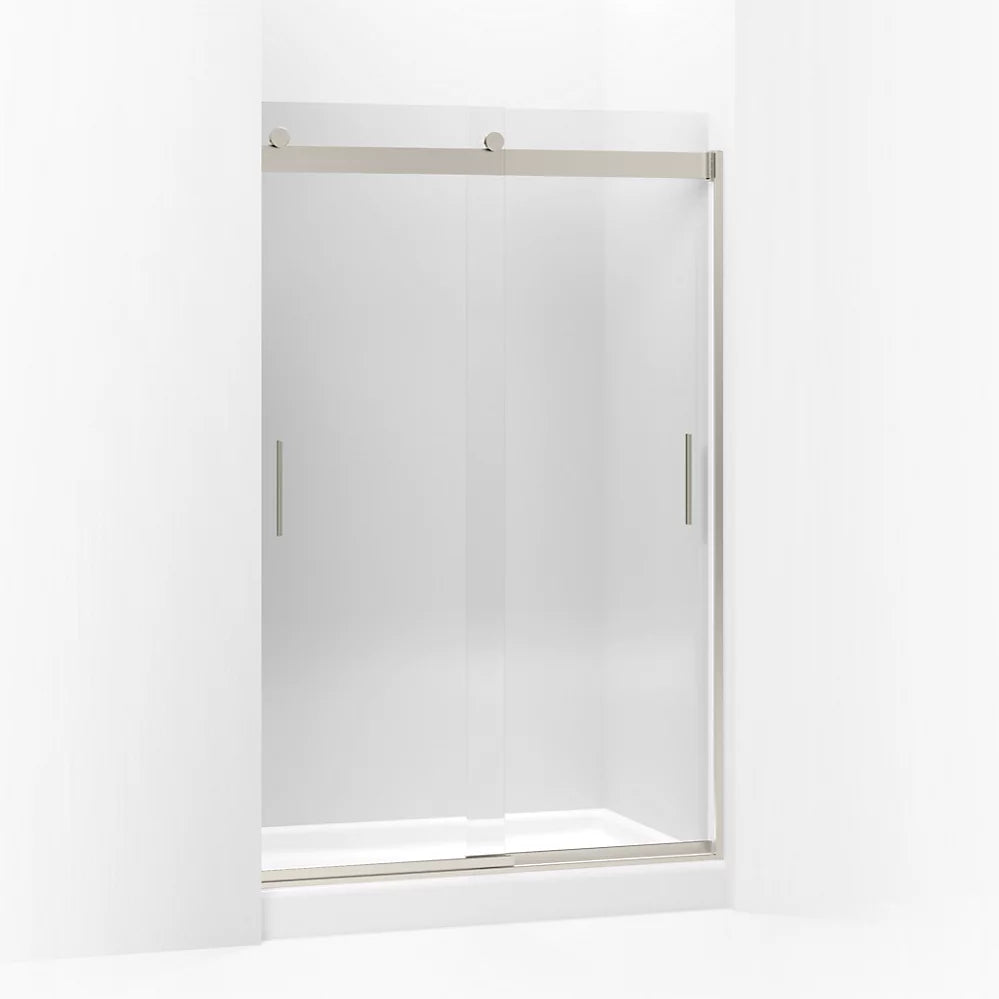 Kohler  Levity Sliding Shower Door, 74" H X 43-5/8 - 47-5/8" W, With 1/4" Thick Crystal Clear Glass