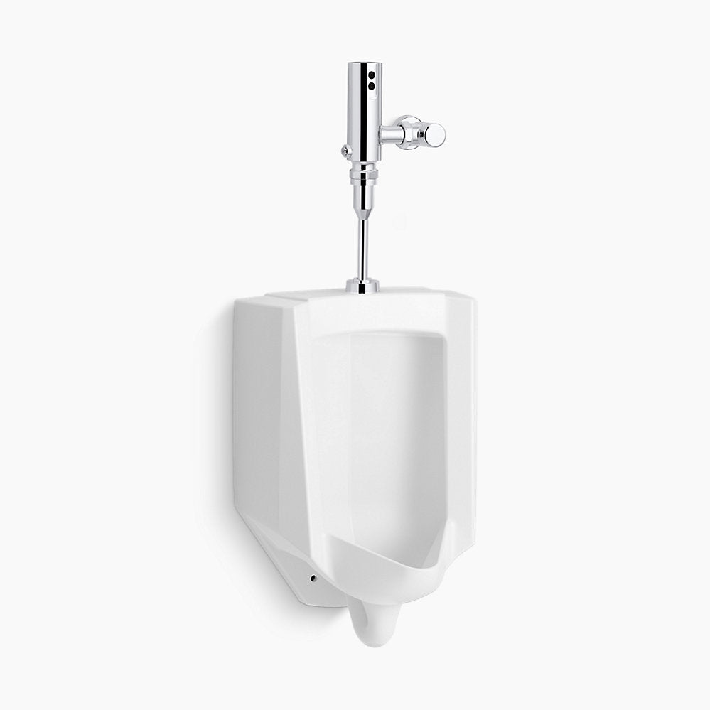 Kohler Bardon High-efficiency Urinal With Mach Tripoint Touchless 0.5 gpf HES-powered Flushometer