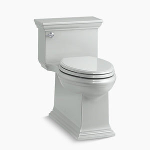 Kohler Memoirs Stately One-piece Compact Elongated Toilet With Skirted Trapway, 1.28 GPF
