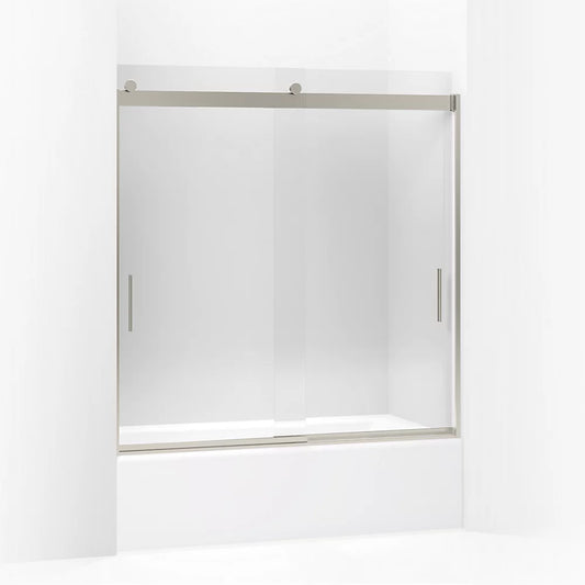 Kohler Levity 62" H Sliding Bath Door With 1/4"-thick Glass