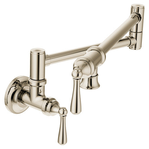 Moen Traditional Two-Handle Pot Filler Kitchen Faucet