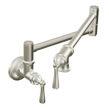 Moen Traditional Two-Handle Pot Filler Kitchen Faucet