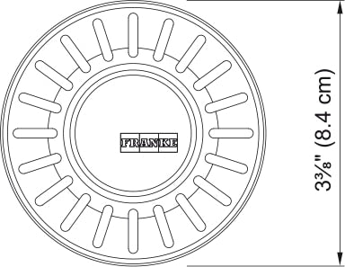 Franke 3.5" Universal Strainer Basket - 906