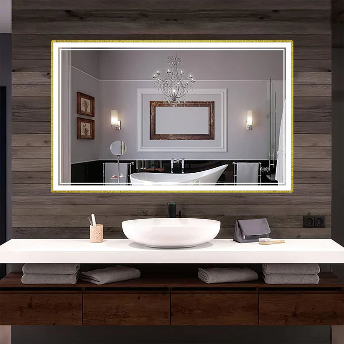 Kodaen Infinity Sp Front lit Framed Bathroom LED Vanity Mirror LEDBMF2 Renoz
