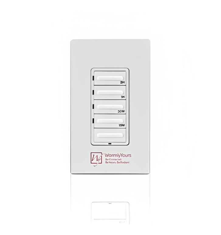 WarmlyYours Hardwired 4-setting Countdown Timer For Radiant Panels And Towel Warmers
