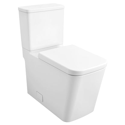 Grohe Eurocube Two-piece Right Height Elongated Toilet With Seat, Right-hand Trip Lever