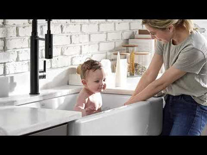 Kohler Whitehaven Smart Divide 35-3/4" Undermount Double-bowl Farmhouse Kitchen Sink