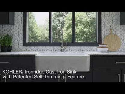 Kohler Ironridge 34" Undermount Single-bowl Farmhouse Kitchen Sink