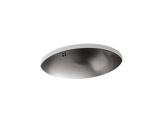 Kohler Bachata Drop-in Undermount Bathroom Sink With Luster Finish and Overflow
