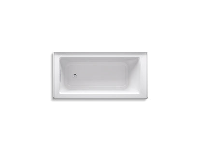 Kohler Archer 60" x 30" Alcove Bath with Integral Apron Integral Flange and Left Hand Drain- White