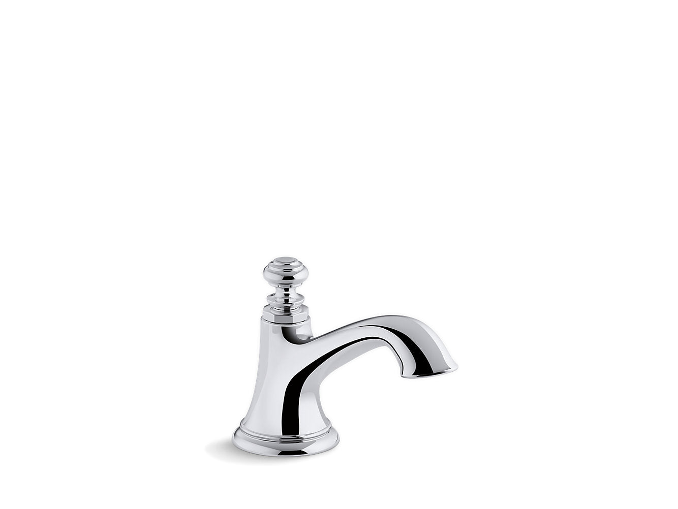 Kohler Artifacts With Bell Design Widespread Bathroom Sink Spout- Polished Chrome