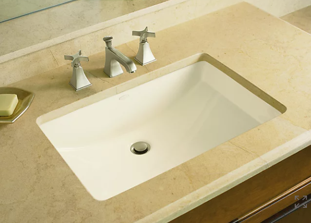 Kohler Ladena 20-7/8" X 14-3/8" X 8-1/8" Undermount Bathroom Sink With Glazed Underside - White