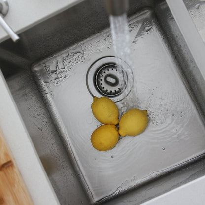 Stylish 3.5" Stainless Steel Strainer with Removable Basket, Strainer Assembly ST-05