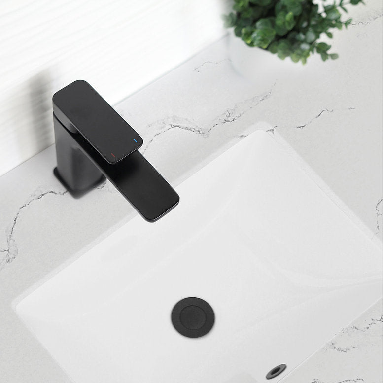 Stylish Chic 20.75" x 15.5" Rectangular Undermount Bathroom Sink with Overflow Polished Chrome P-200