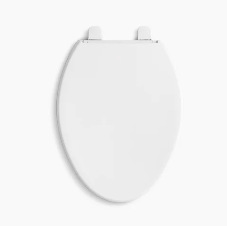 Kohler Reveal Quiet-Close Elongated Toilet Seat - Ice Grey