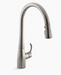 Kohler Simplice Single-hole or Three-hole Kitchen Sink Faucet With 16-5/8