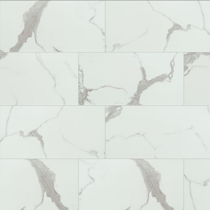 MSI Trecento Calacatta Marbello Vinyl Flooring High Gloss 12" x 24"