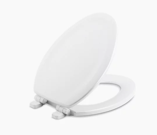Kohler Stonewood Quiet-Close Elongated Toilet Seat - White