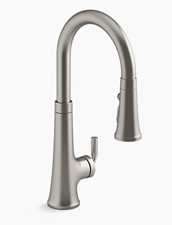 Kohler Tone Touchless Pull-down Single-handle Kitchen Sink Faucet - Vibrant Stainless