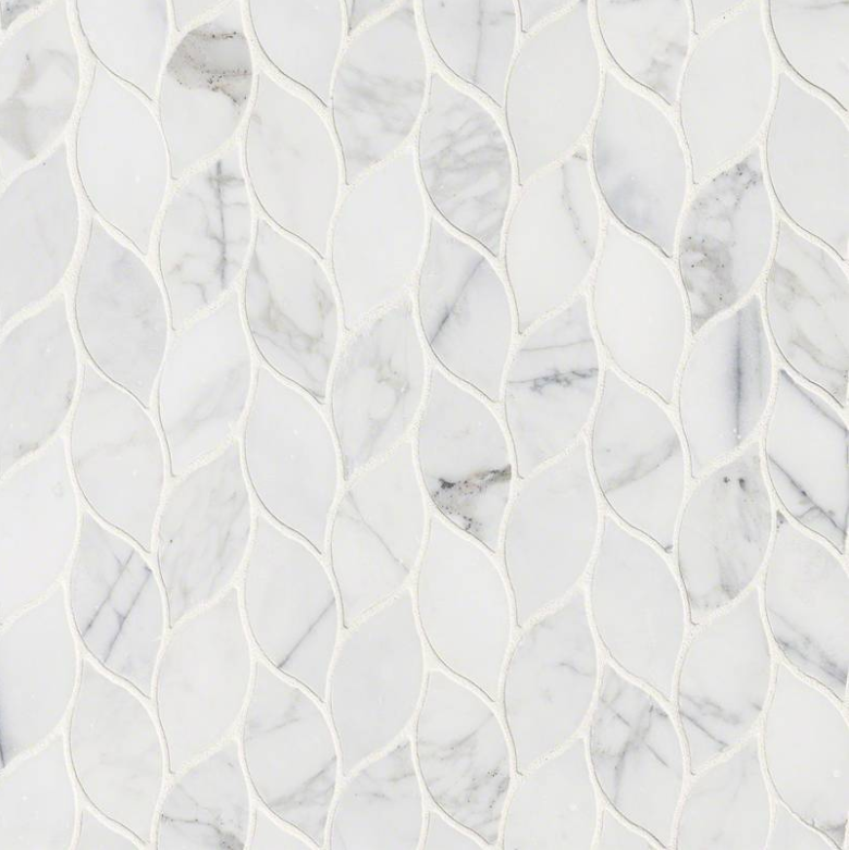 MSI Backsplash and Wall Tile Calacatta Blanco Pattern Mosaic