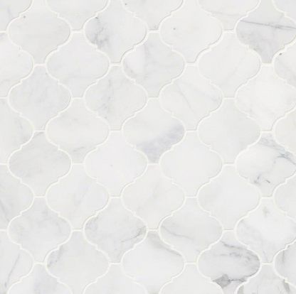MSI Backsplash and Wall Tile Calacatta Cressa Arabesque Mosaic 12" x 12"