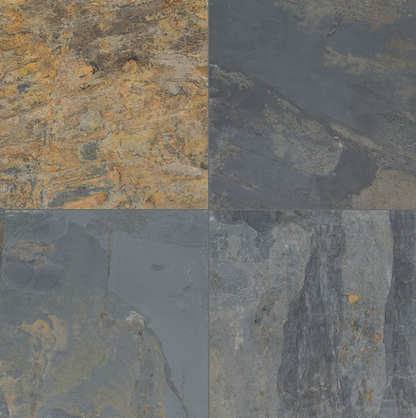 MSI Flooring Rustic Gold Gauged Slate 12" x 12"