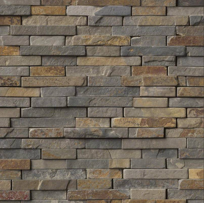 MSI Backsplash and Wall Tile Rustique 3D Interlocking Stacked Stone