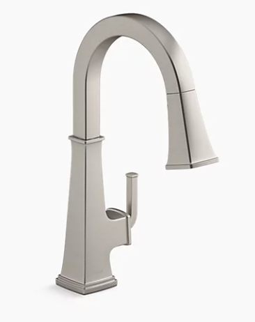 Kohler Riff Pull-down Single-handle Kitchen Faucet - Vibrant Stainless