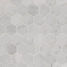 MSI Carrara White 2 Hexagon Mosaic Polished 12