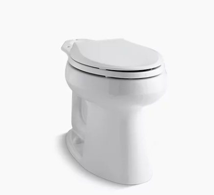 Kohler Highline Comfort Height Elongated Chair Height Toilet Bowl With 10" Rough-in - White