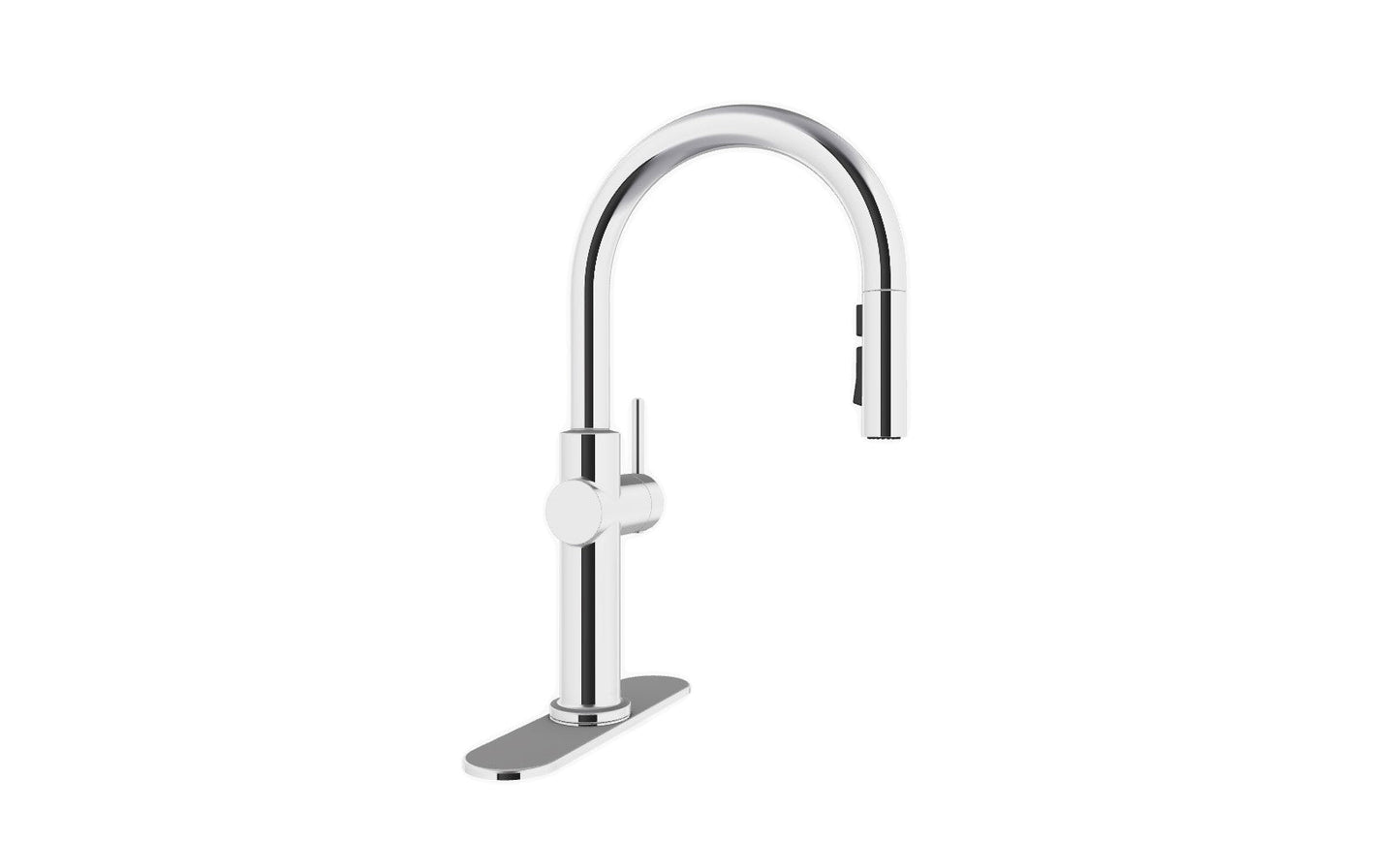 Kohler Crue 17-3/16" Pull Down Single Handle Kitchen Sink Faucet- Polished Chrome
