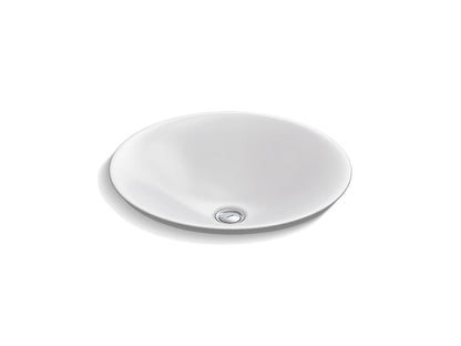 Kohler Carillon 17 ¹¹⁄₁₆"  Round Wading Pool Vessel Bathroom Sink- White