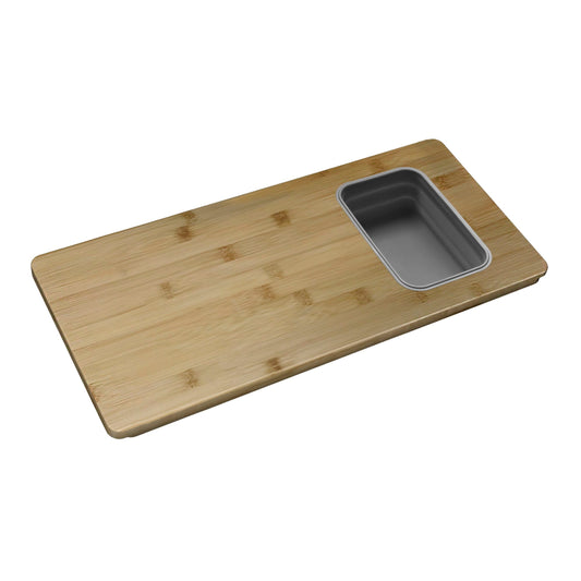 Stylish 18" Over The Sink Serving Board With 1 Container A-913