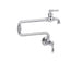 Kohler Artifacts Single Hole Wall Mount Pot Filler Kitchen Sink Faucet With 22