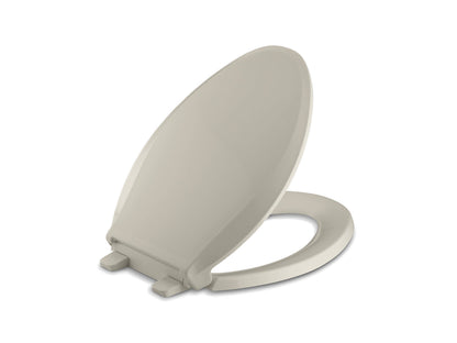 Kohler Cachet Quiet Close Elongated Toilet Seat - Sandbar
