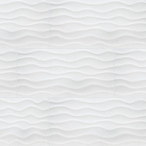 MSI Dymo Wavy White Glossy Ceramic Tile 12