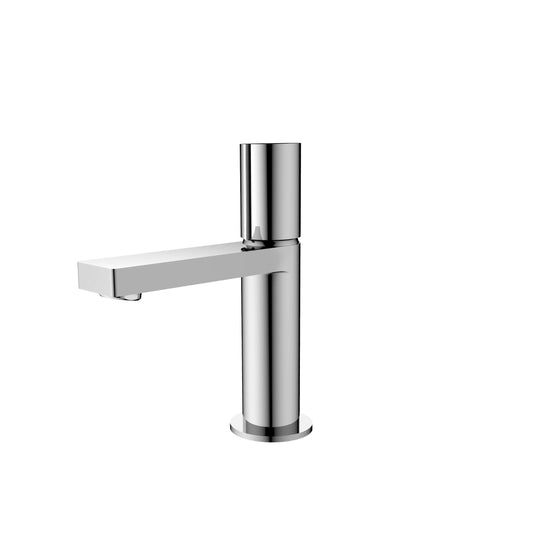 Stylish Riela 7" Single Handle Modern Bathroom Basin Faucet in Polished Chrome Finish B-104C