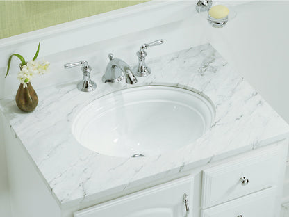 Kohler Devonshire 18-1/8" Undermount Bathroom Sink - White