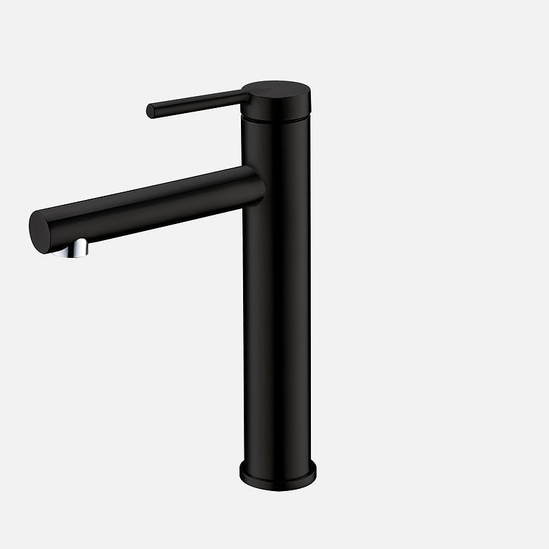 Stylish Stylish Carol Bathroom Faucet Single Handle Matte Black Finish B-123N