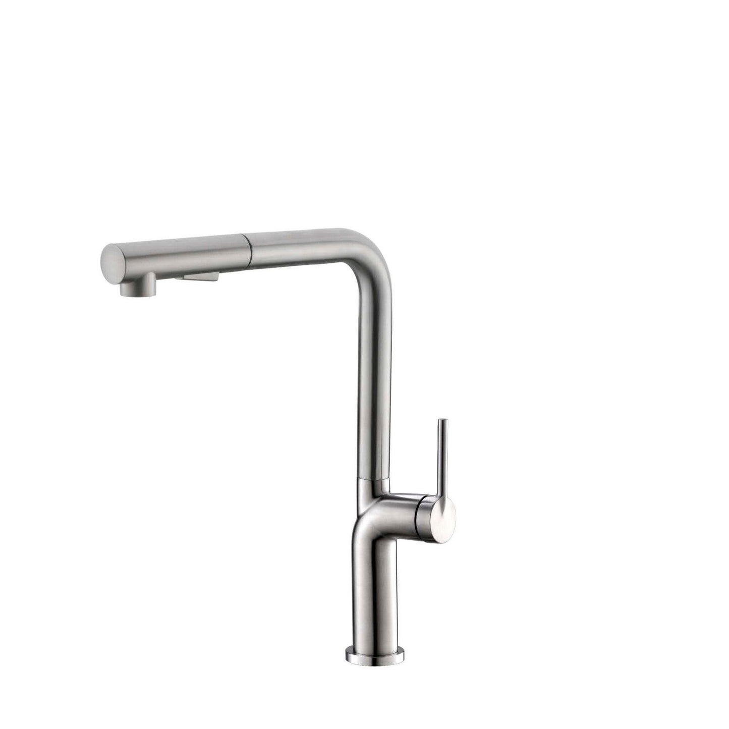 Stylish Latina 13" Kitchen Faucet Single Handle Pull Down Dual Mode Stainless Steel Brushed Finish K-146S