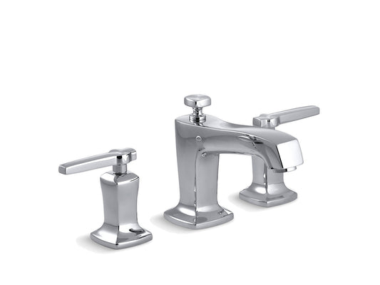 Kohler Margaux Widespread Bathroom Sink Faucet With Lever Handles- Polished Chrome