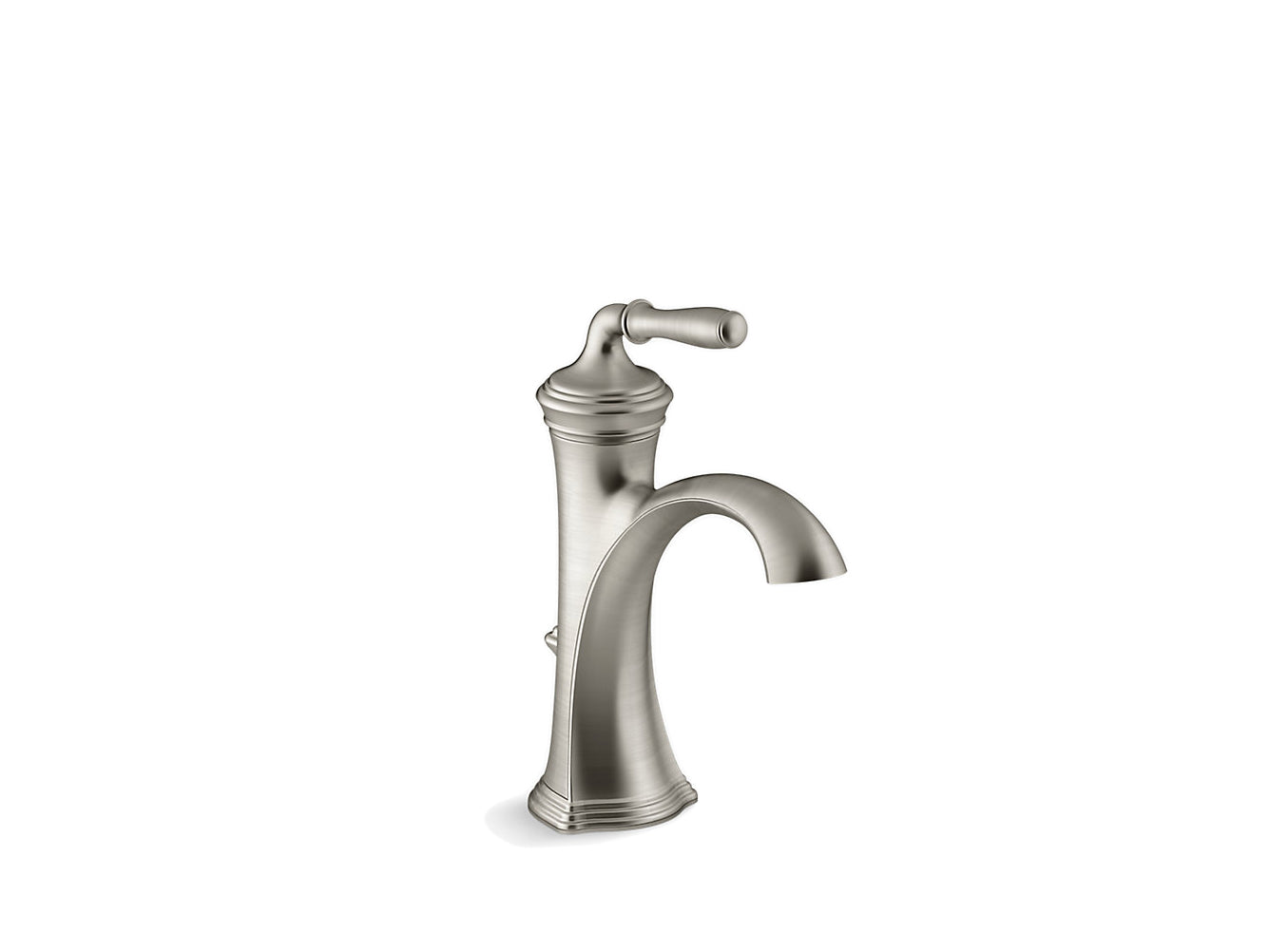 Kohler Devonshire Single Handle Bathroom Sink Faucet - Vibrant Brushed Nickel
