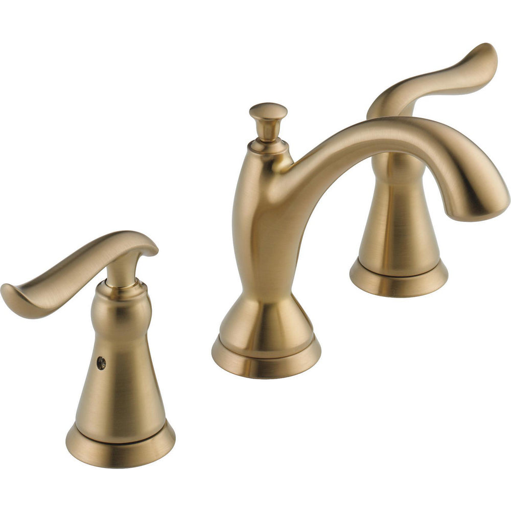 Delta LINDEN Two Handle Widespread Bathroom Faucet- Champagne Bronze