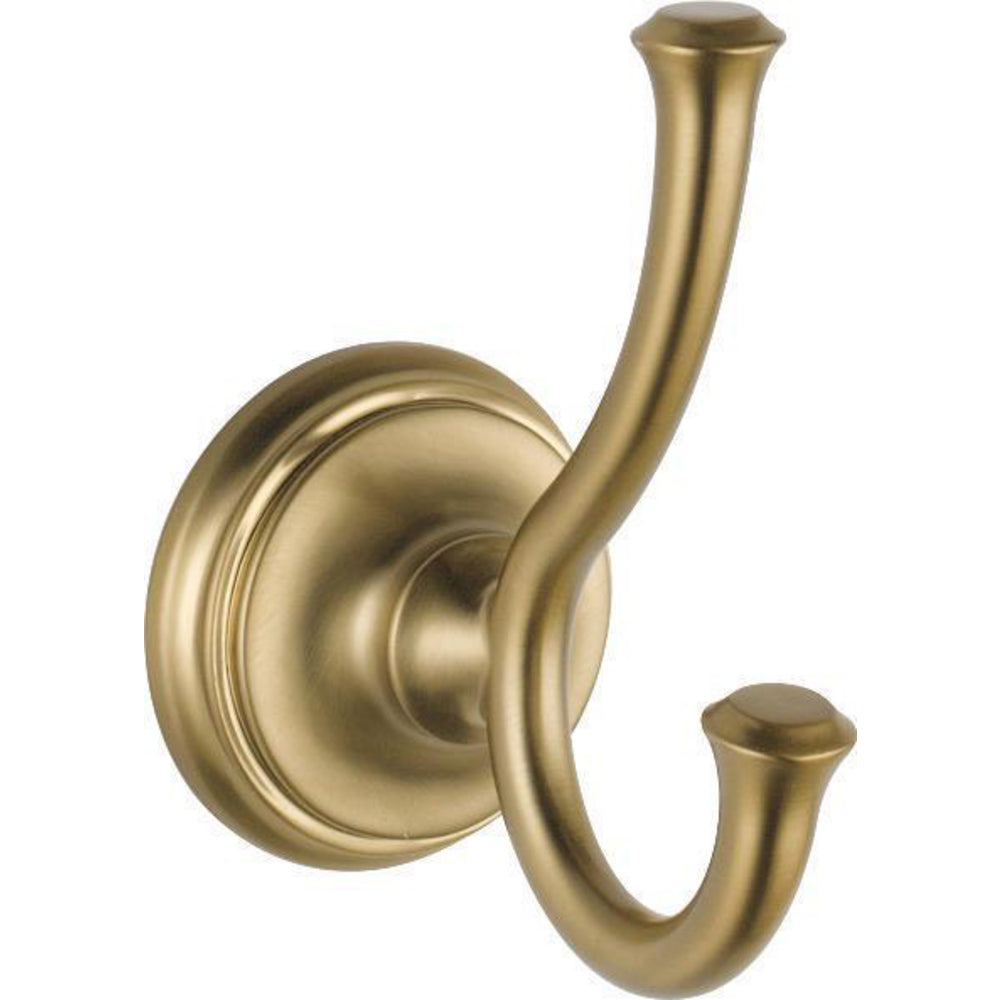 Delta CASSIDY Double Robe Hook- Champagne Bronze