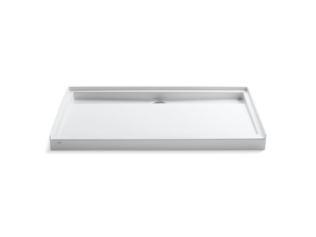 Kohler Groove 60" x 36" Single Threshold Rear Center Drain Shower Base - White