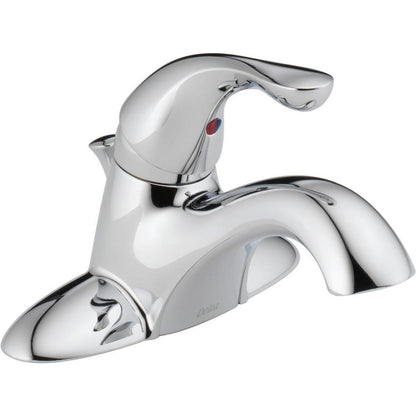 Delta CLASSIC Single Handle Centerset 3 Hole Bathroom Faucet- Chrome