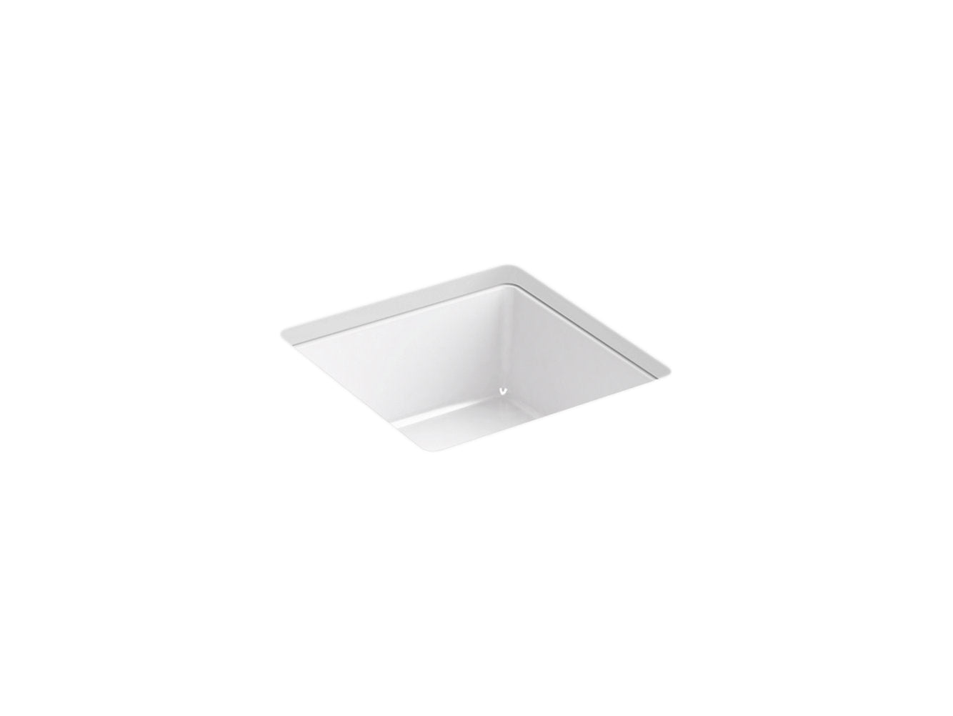 Kohler 13-1/16" x 13-1/4" Undermount Bathroom Sink - White