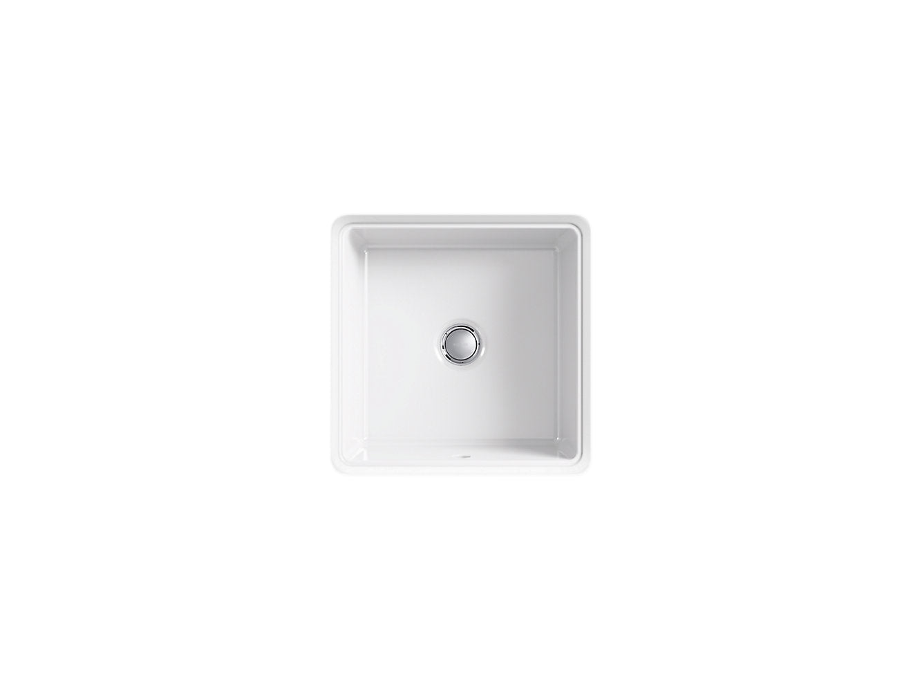 Kohler 13-1/16" x 13-1/4" Undermount Bathroom Sink - White