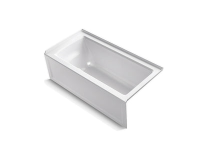 Kohler Archer 60" x 30" Alcove Bath with Integral Apron Integral Flange and Right Hand Drain - White