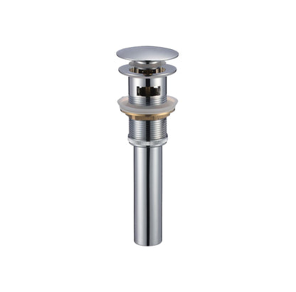 Stylish Pop-Up Drain with Overflow D-701C